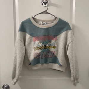 Hardly worn Princess Polly cropped sweatshirt